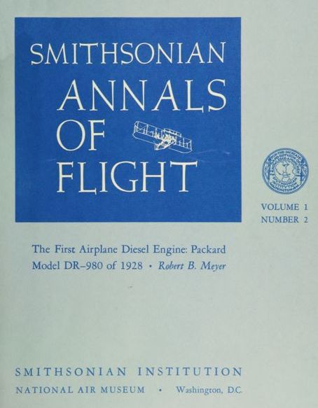 The First Airplane Diesel Engine: Packard Model DR-980 of 1928 cover