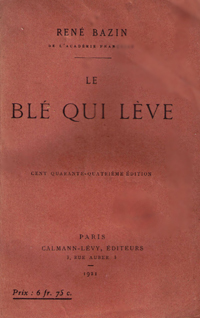 Le Blé qui lève cover