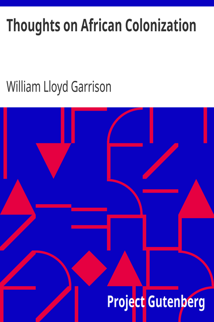 Thoughts on African Colonization cover