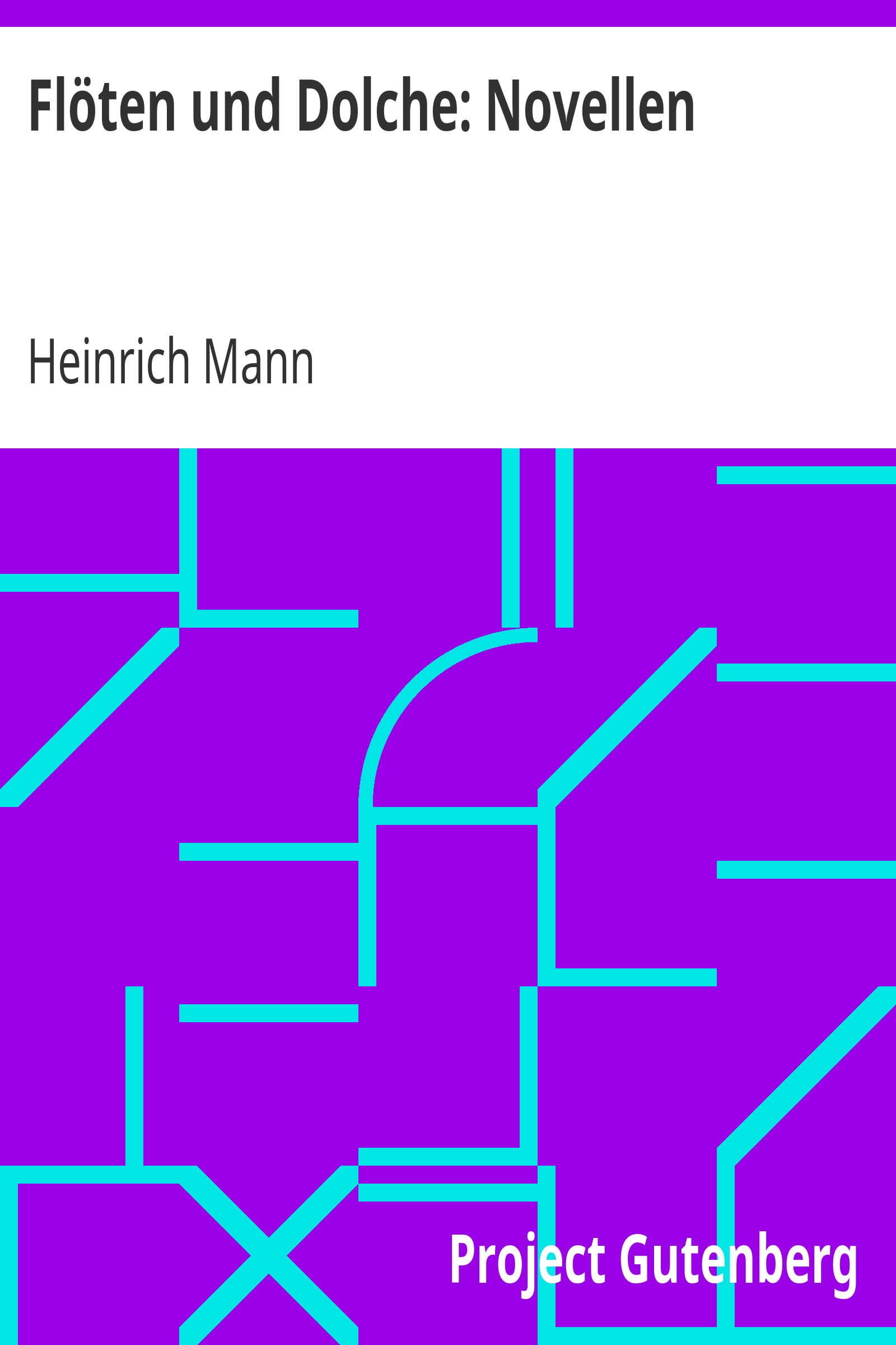 Flöten und Dolche: Novellen cover