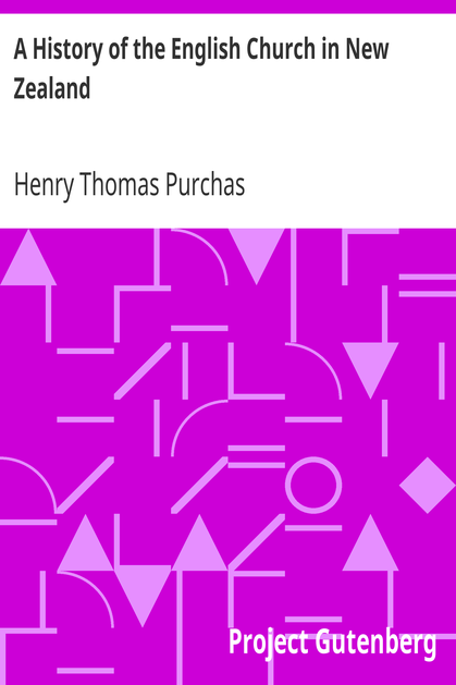 A History of the English Church in New Zealand cover