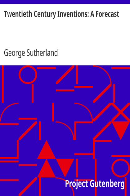 Twentieth Century Inventions: A Forecast cover