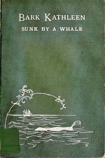 Bark Kathleen sunk by a whale cover
