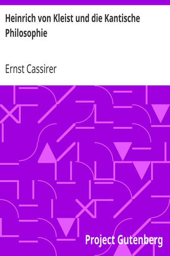 Heinrich von Kleist und die Kantische Philosophie cover