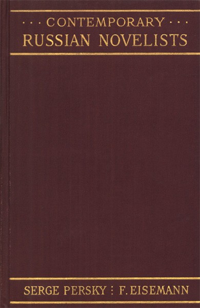 Contemporary Russian Novelists cover