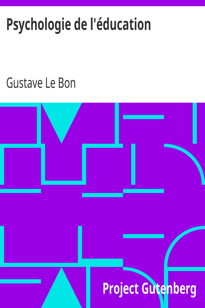 Psychologie de l'éducation cover
