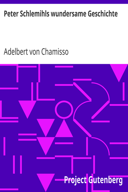 Peter Schlemihls wundersame Geschichte cover