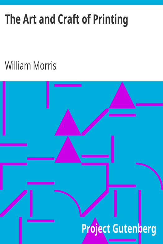 The Art and Craft of Printing cover