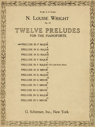 Twelve Preludes for the Pianoforte Op. 25: I. Prelude in F Major cover