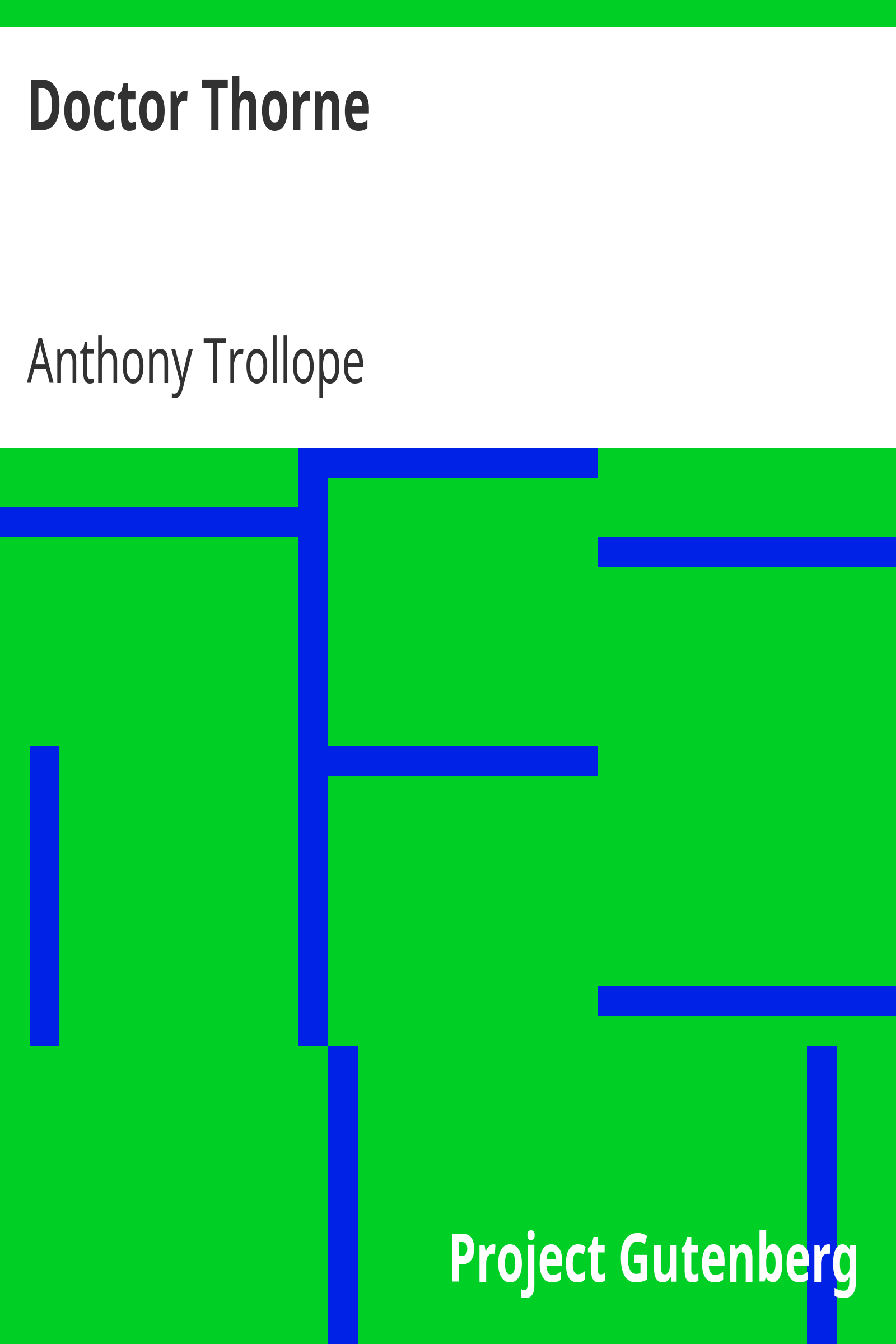 Doctor Thorne cover