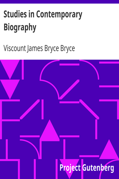 Studies in Contemporary Biography cover