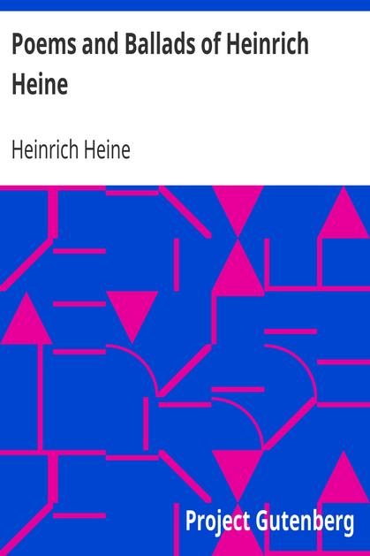 Poems and Ballads of Heinrich Heine cover
