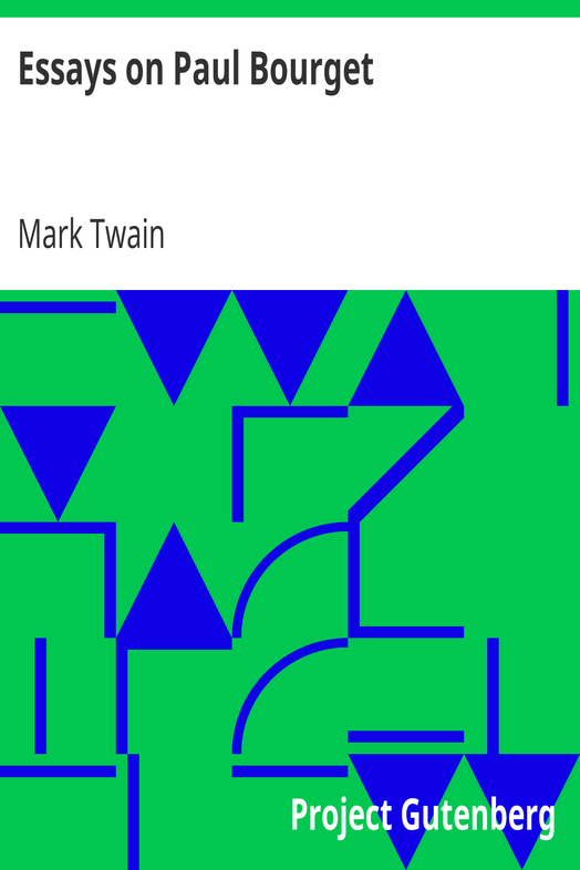 Essays on Paul Bourget cover