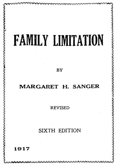 Family Limitation cover