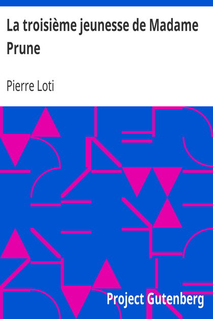 La troisième jeunesse de Madame Prune cover