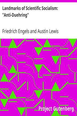 Landmarks of Scientific Socialism: "Anti-Duehring" cover