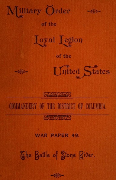 The Battle of Stone River cover