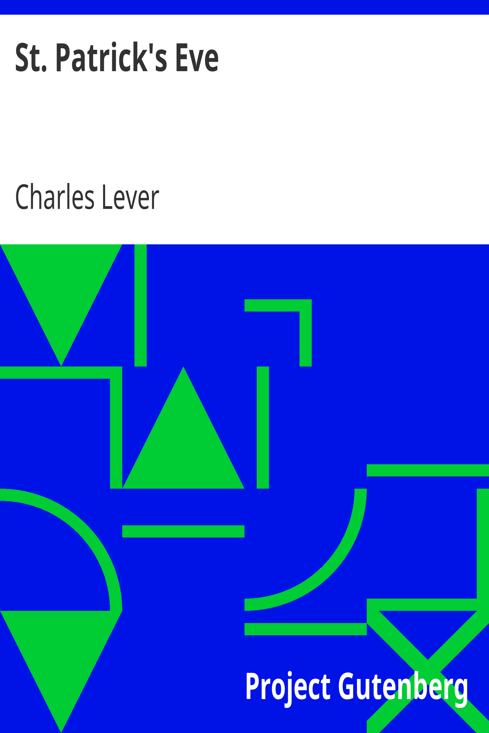St. Patrick's Eve cover
