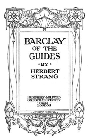 Barclay of the Guides cover