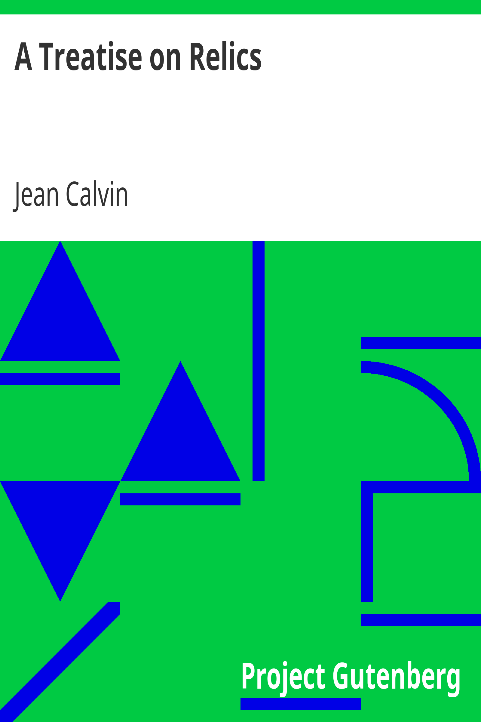A Treatise on Relics cover