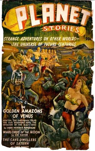The Golden Amazons of Venus cover