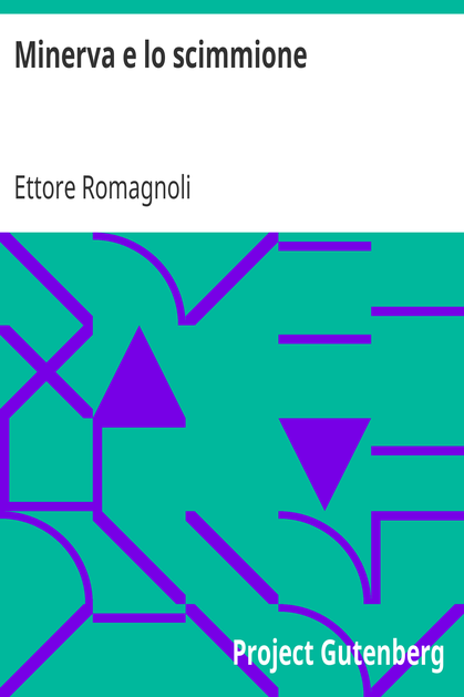 Minerva e lo scimmione cover