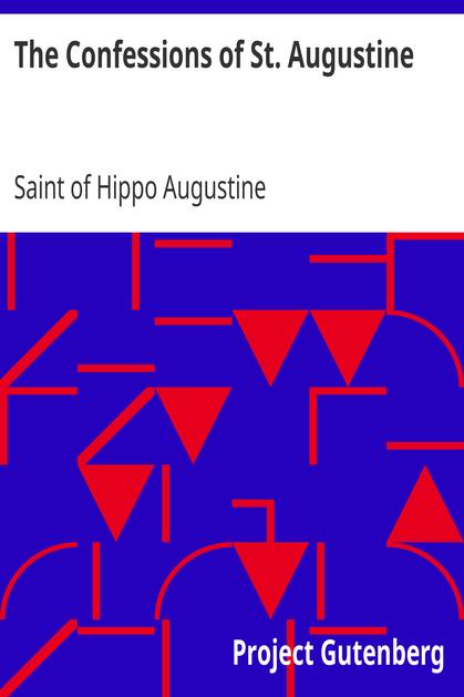 The Confessions of St. Augustine cover