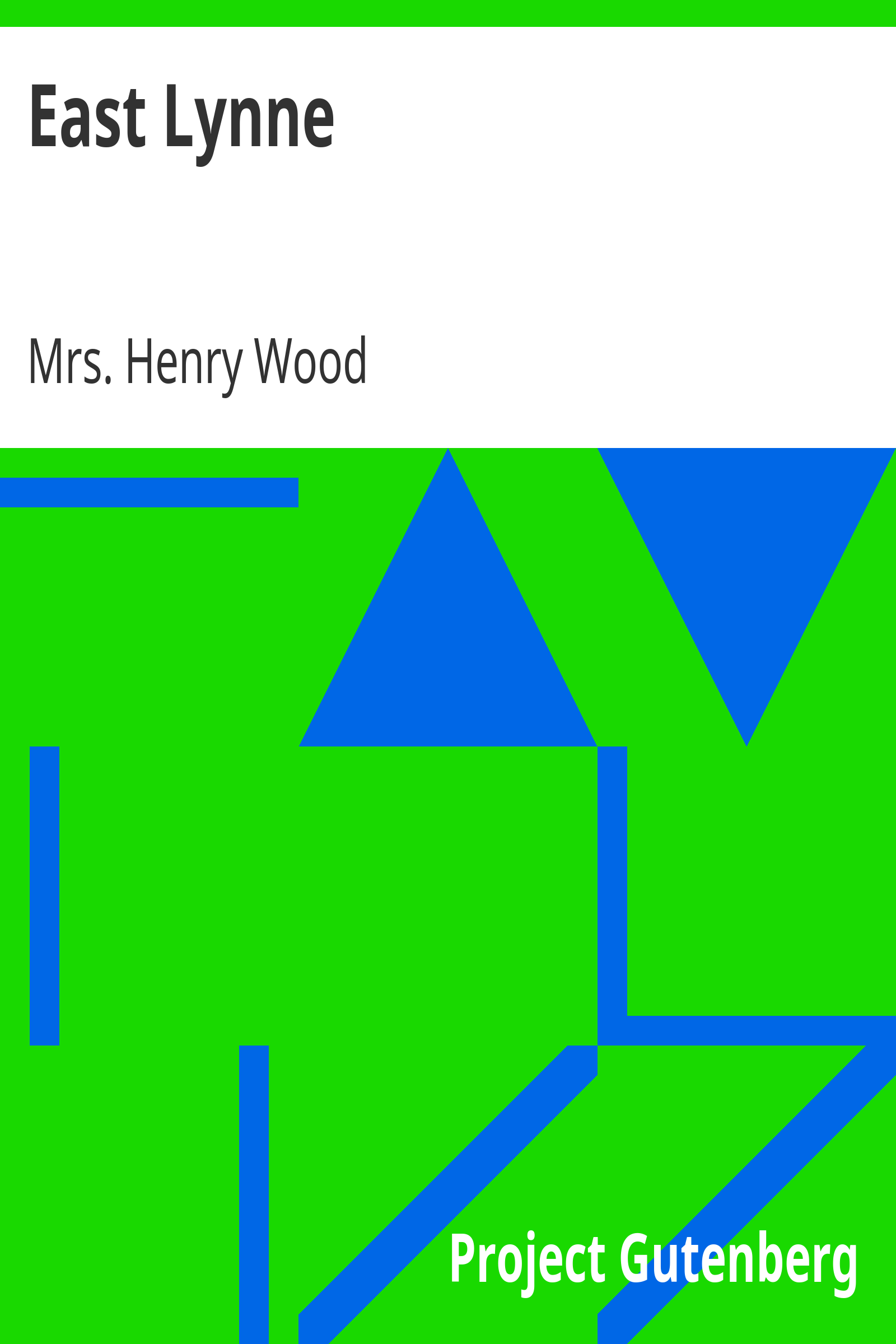 East Lynne cover