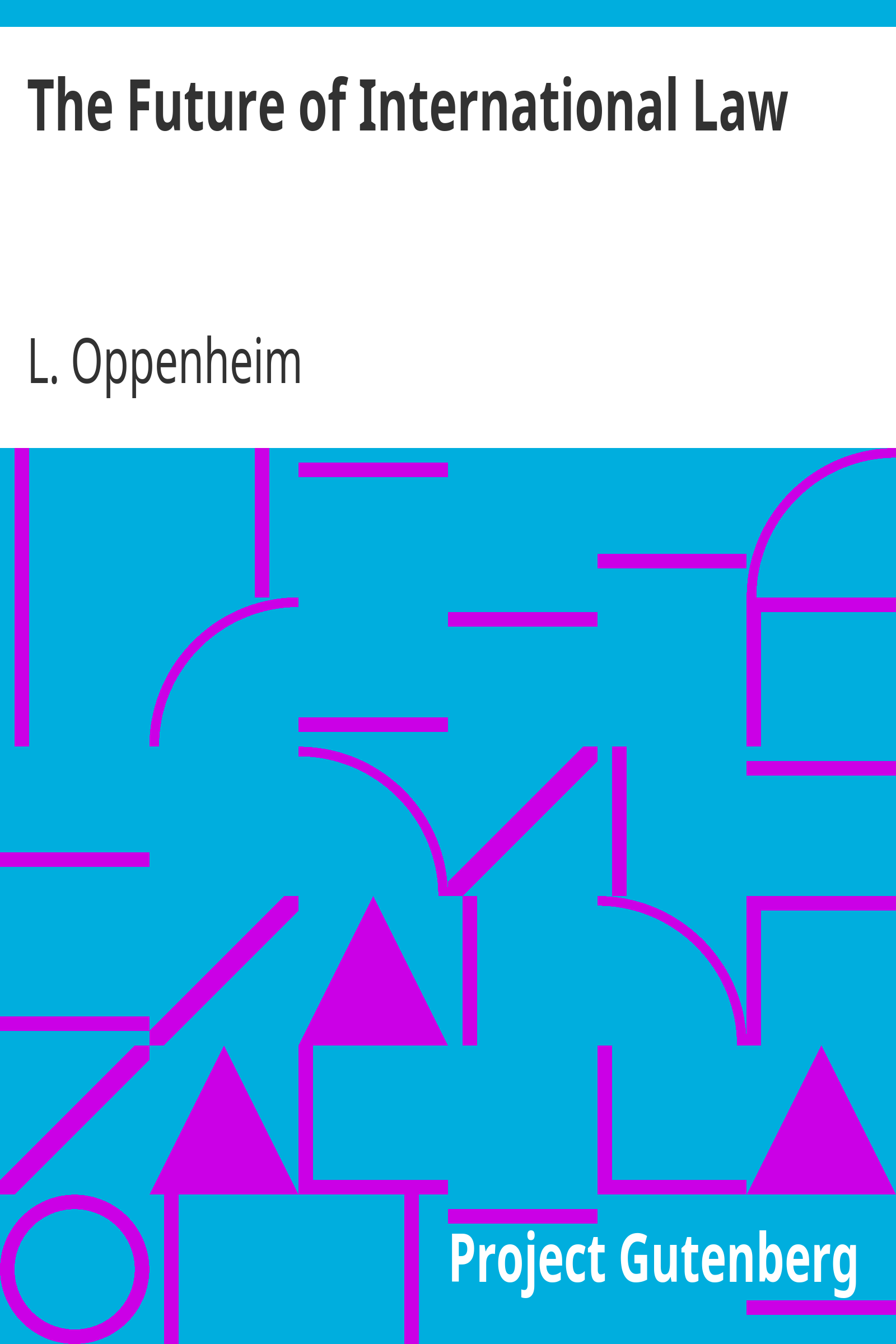 The Future of International Law cover