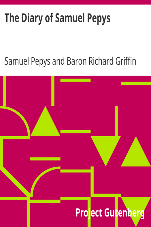 The Diary of Samuel Pepys cover