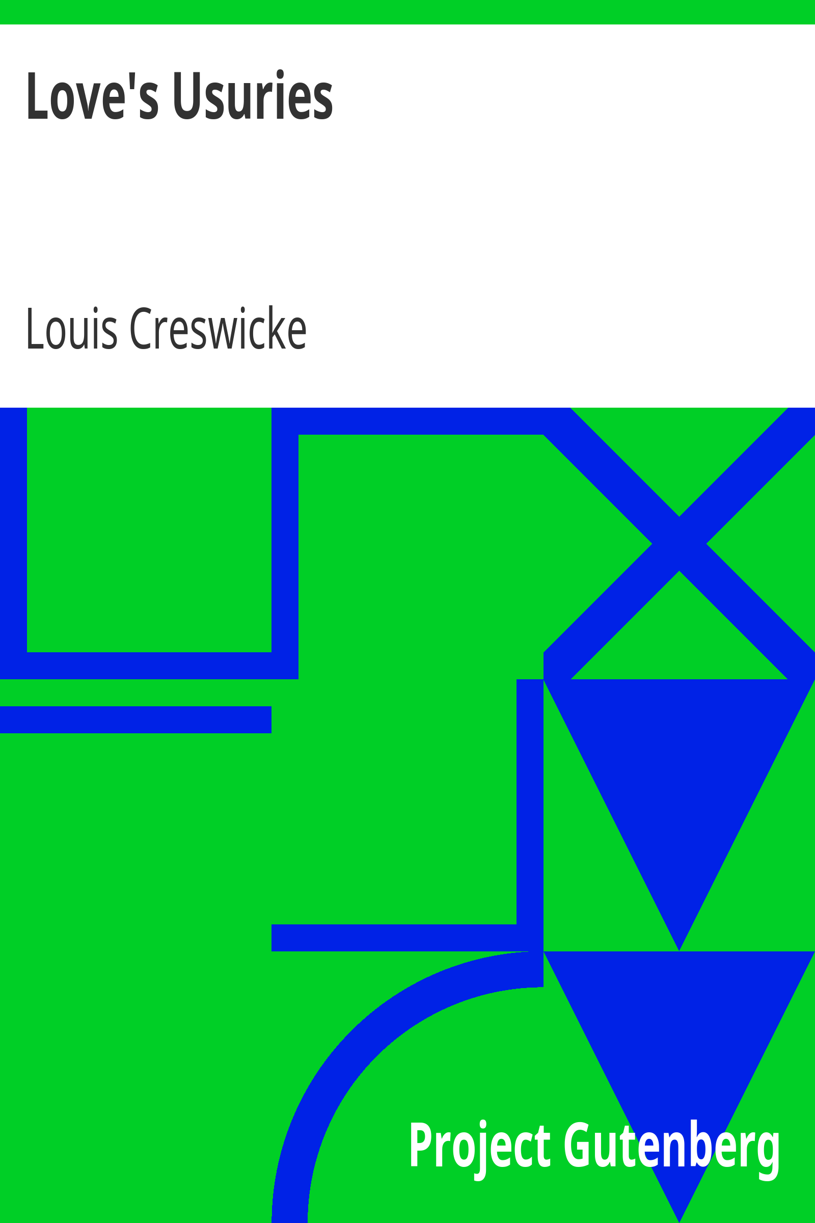 Love's Usuries cover