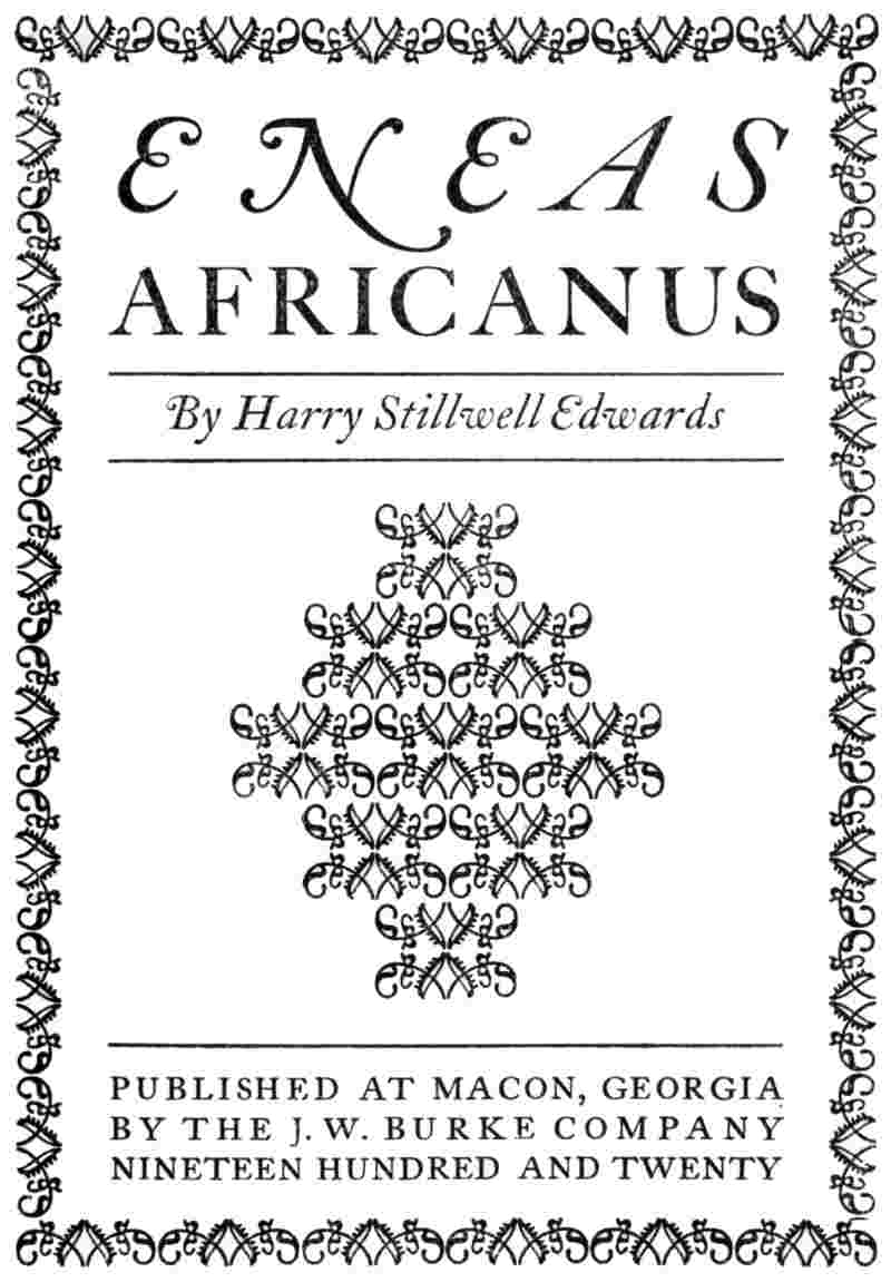 Eneas Africanus cover
