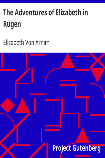 The Adventures of Elizabeth in Rügen cover