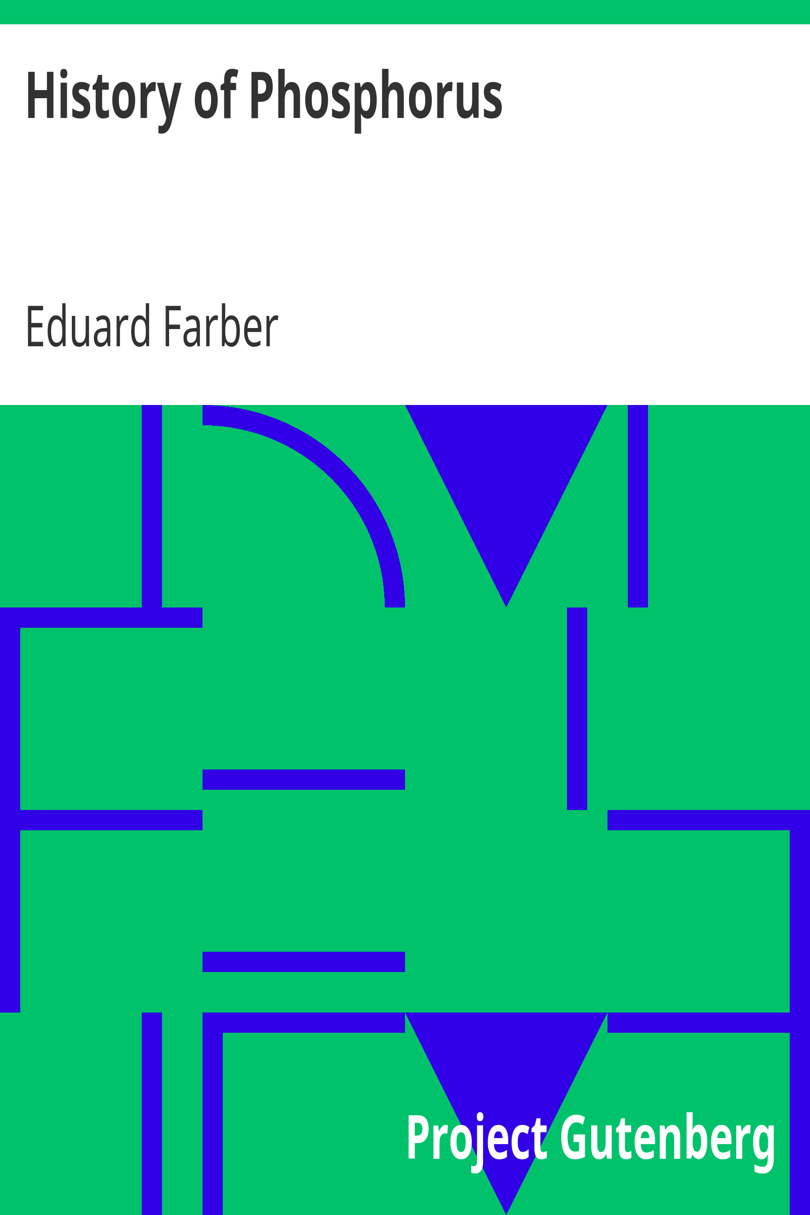 History of Phosphorus cover