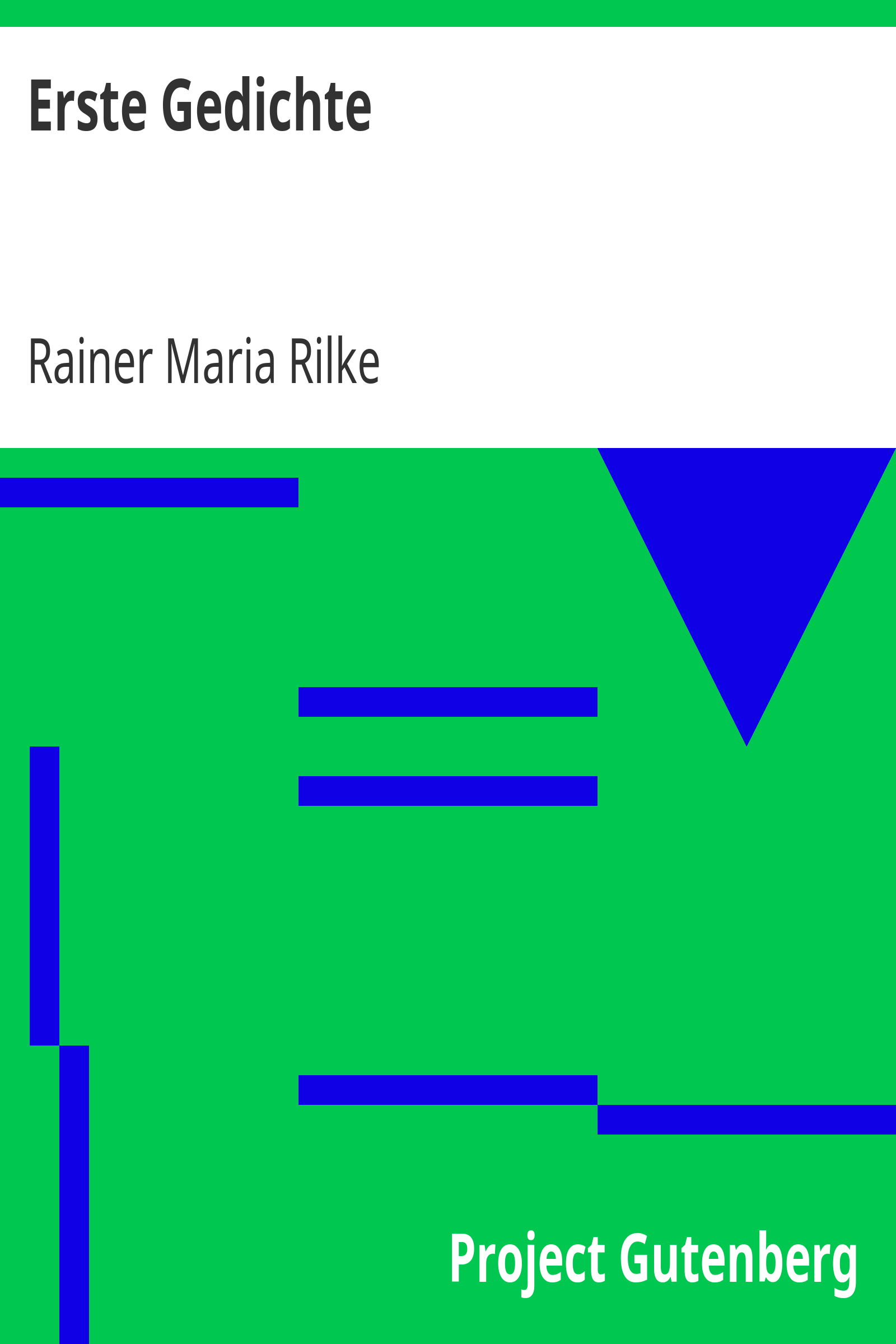 Erste Gedichte cover
