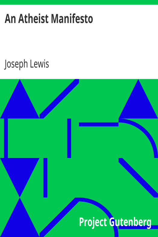 An Atheist Manifesto cover