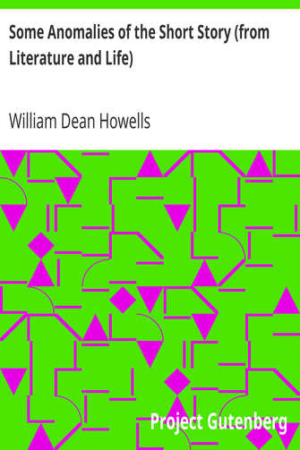 Some Anomalies of the Short Story (from Literature and Life) cover
