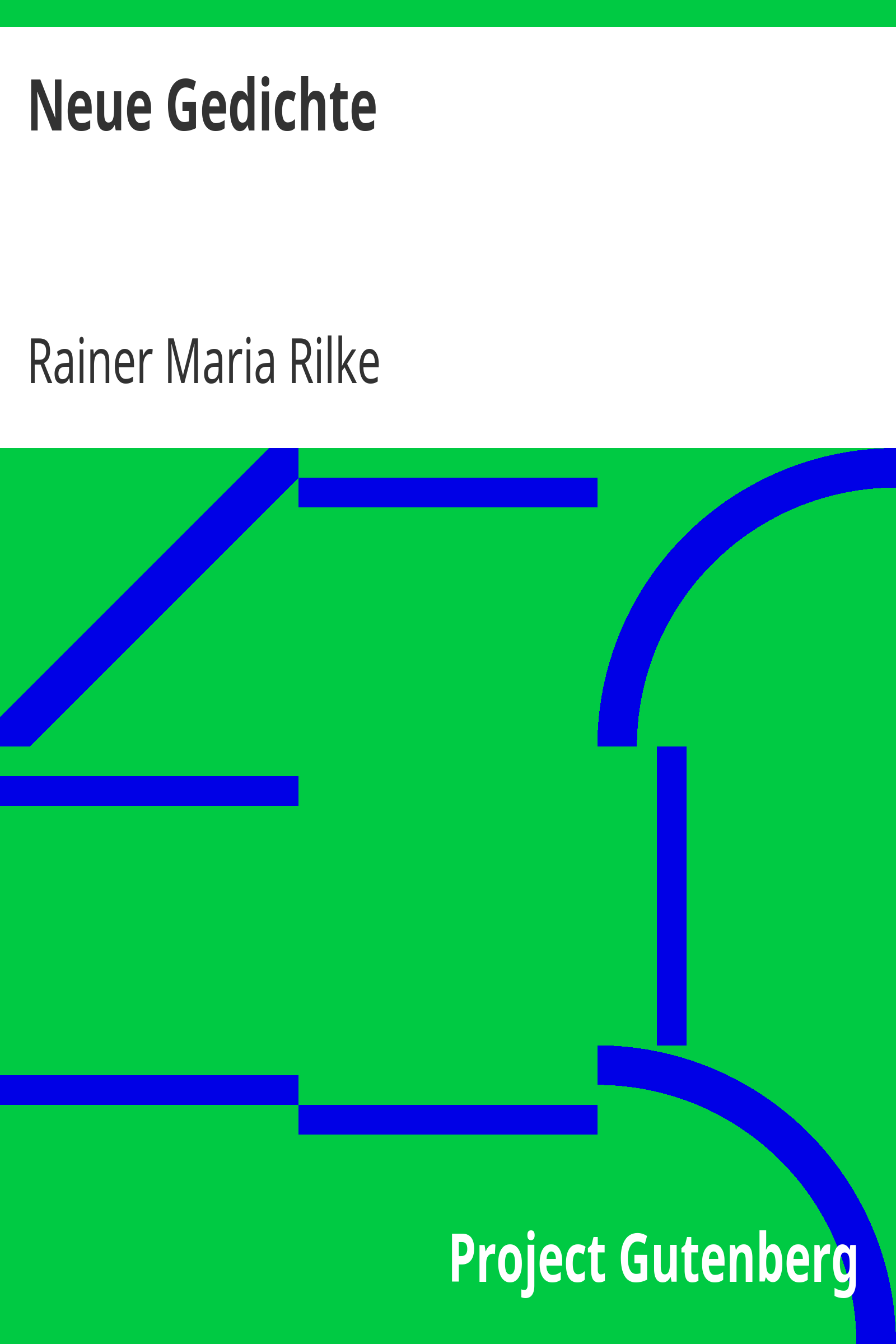 Neue Gedichte cover