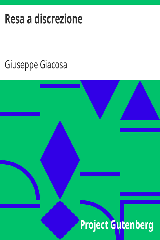 Resa a discrezione / Teatro in prosa vol. II cover