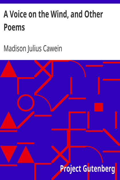 A Voice on the Wind, and Other Poems cover
