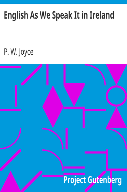 English As We Speak It in Ireland cover