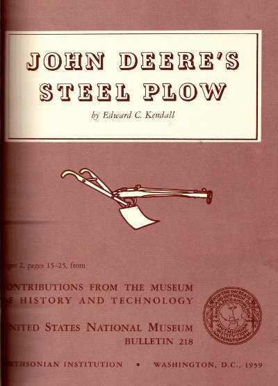 John Deere's Steel Plow cover