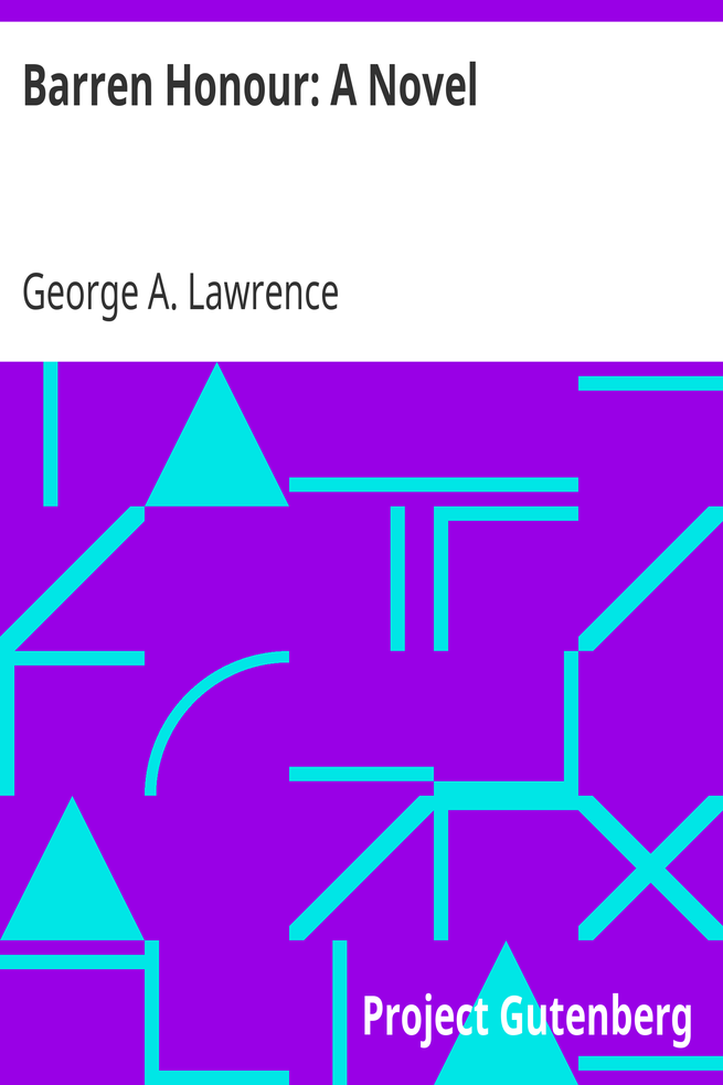 Barren Honour: A Novel cover