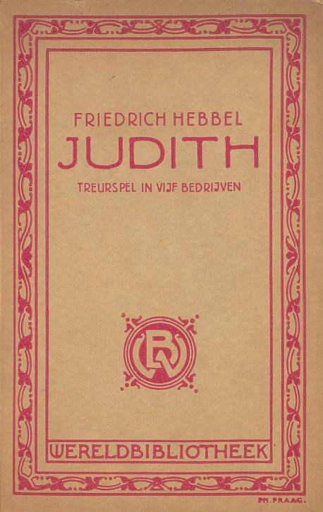 Judith: treurspel in vijf bedrijven cover