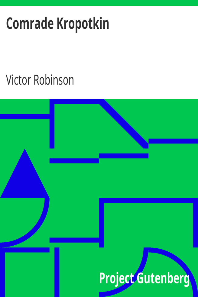 Comrade Kropotkin cover