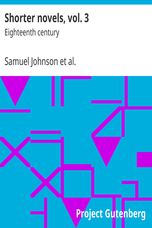 Shorter novels, vol. 3 cover