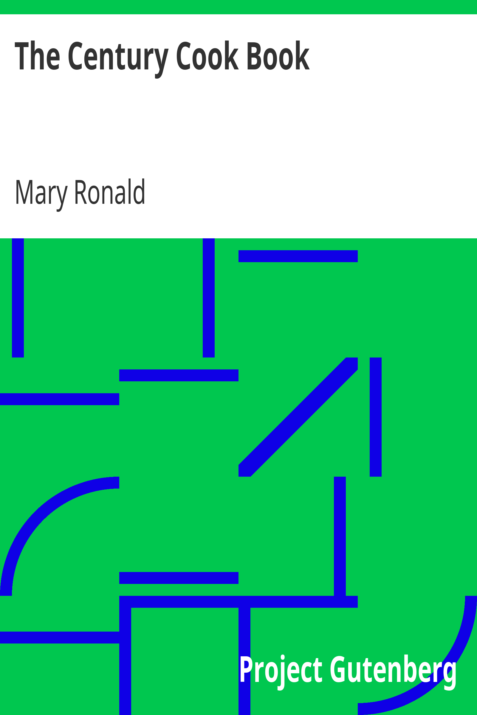 The Century Cook Book cover