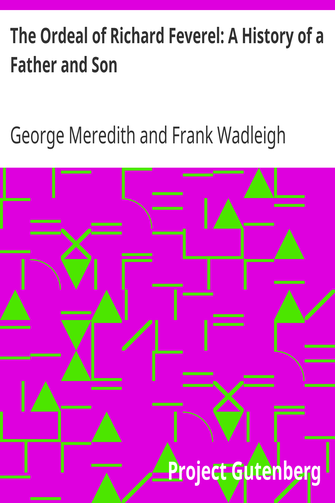 The Ordeal of Richard Feverel: A History of a Father and Son cover