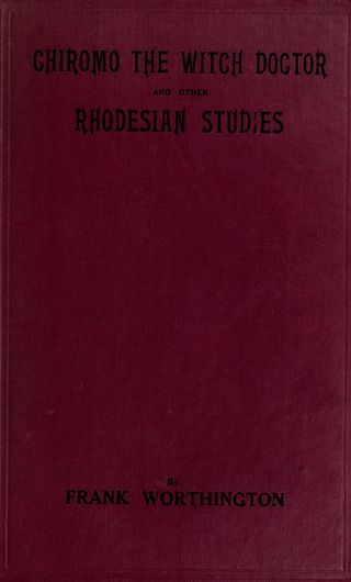 The Witch Doctor and other Rhodesian Studies cover
