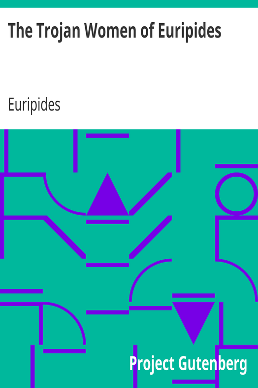 The Trojan Women of Euripides cover